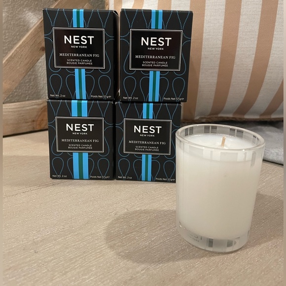 NEST Fragrances Other - LOT OF 4 .. NEST Mediterranean Fig Votive Candle 2.0 oz NIB